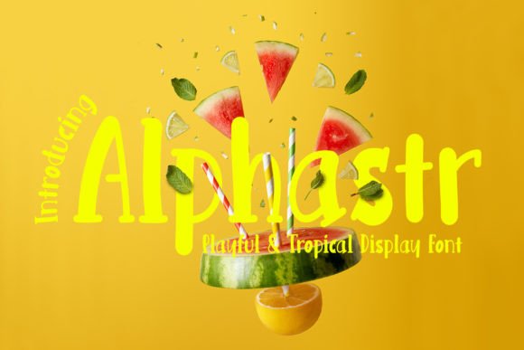 Alphastr: A Fresh Display Font for Modern Web Design