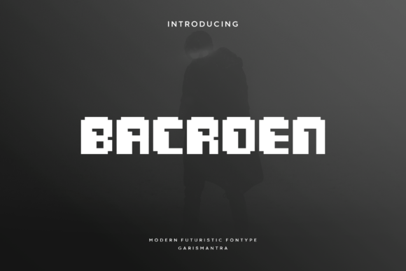 Bacroen: A Futuristic Display Typeface for Modern Editorial Design