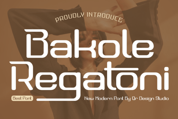 Bakole Regatoni: A Bold Typeface for Modern Editorial Design