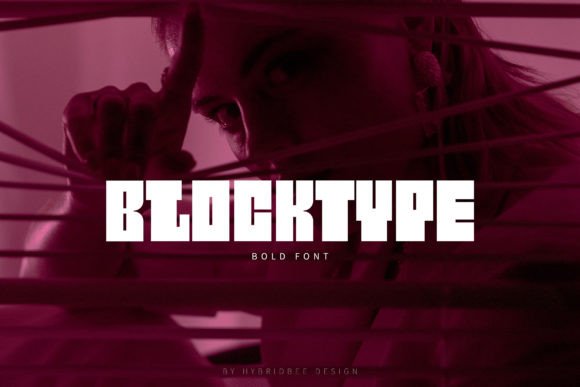 Blocktype: The Bold Display Font for Modern Brand Identity