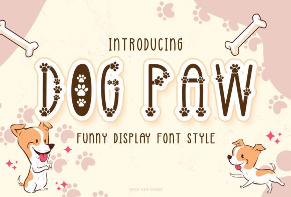 Bringing Playful Charm to Your Shop with the Dog Paw Typeface