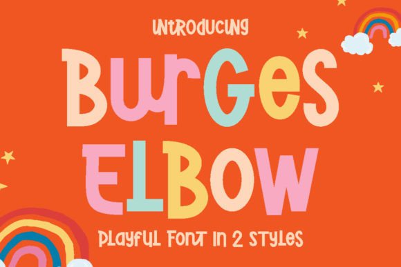 Burger Elbow: A Playful Display Font for Memorable Branding
