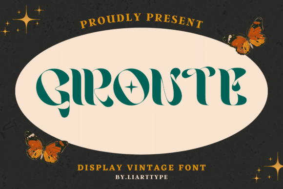 Gironte: The Retro Display Typeface for Modern Web Design