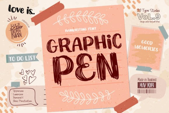 Graphic Pen: The Squiggly Typeface That Elevates Handmade Brands