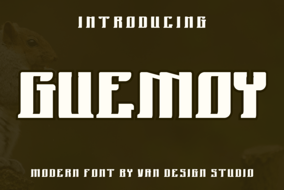 Guemoy: A Bold Display Font for Impactful Brand Identity