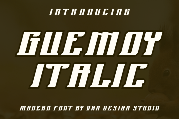 Guemoy Italic: A Bold Typeface for Powerful Brand Identity