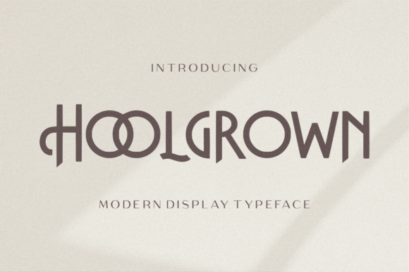 Hoolgrown: The Elegant Display Font for Polished Brand Identity
