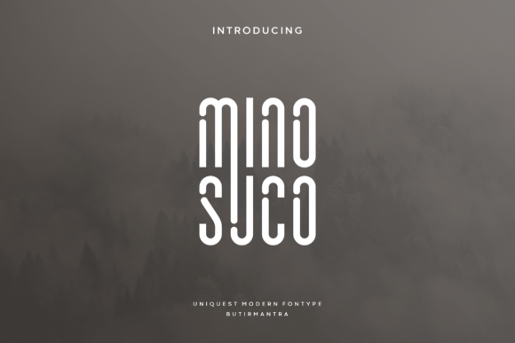 Minosuco: The Bold Display Typeface for Modern Web Design