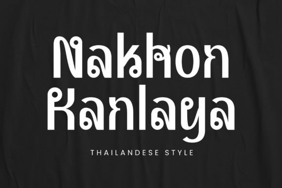 Nakhon Kanlaya: A Unique Display Typeface for Web Design