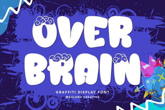 Over Brain Graffiti: A Modern Display Typeface for Editorial Identity