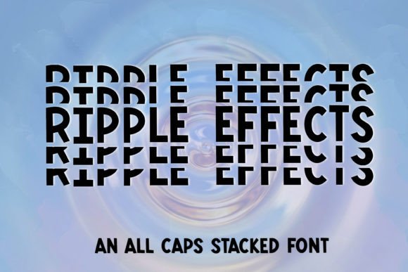 Ripple Effects: The Handwritten Display Font for Your Next Craft Project