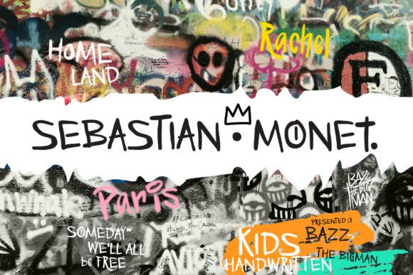 Sebastian Monet: A Graffiti-Styled Typeface for Bold Editorial Design