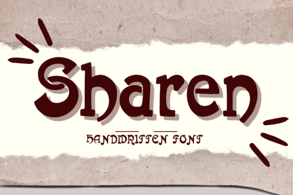Sharen: The Handwritten Display Font for Modern Editorial Design