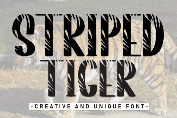 Striped Tiger: The Creative Font for Scroll-Stopping Marketing