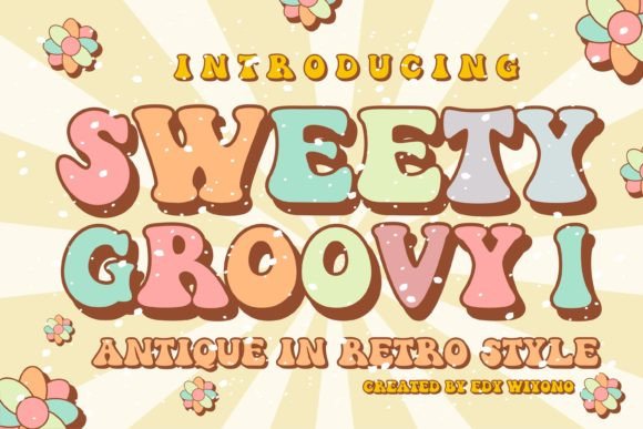 Sweety Groovy: The Retro Typeface for Bold Editorial Design