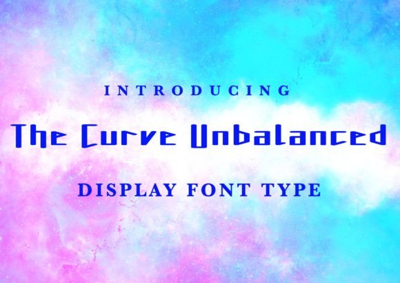 The Curve Unbalanced: A Versatile Display Typeface for Modern Brands