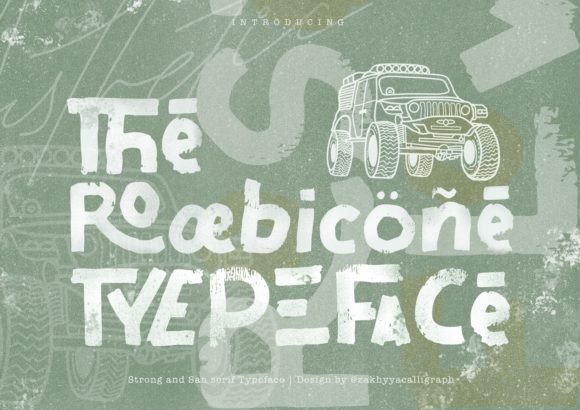 The Rooebicone: The Bold Display Font for Scroll-Stopping Campaigns